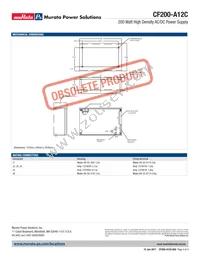 CF200-A12C Datasheet Page 4