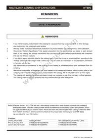 CGA4J3X7R1E155K125AD Datasheet Page 2