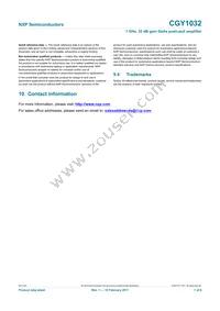 CGY1032 Datasheet Page 7