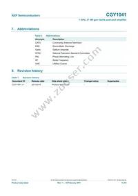 CGY1041 Datasheet Page 5