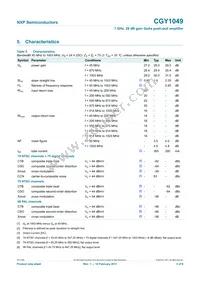 CGY1049 Datasheet Page 3