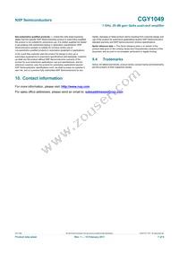 CGY1049 Datasheet Page 7