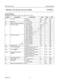 CGY887A Datasheet Page 3