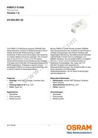 CH DELSS1.22-S1T2-35 Datasheet Cover