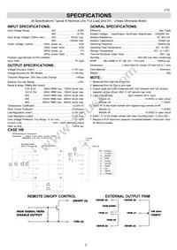 CHB100W-48S48N Datasheet Page 2