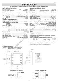 CHB150-110S24N Datasheet Page 2