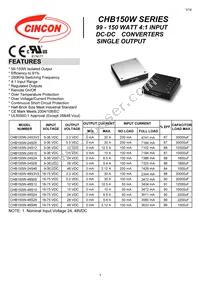 CHB150W-48S48N Datasheet Cover