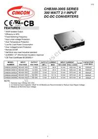 CHB300-300S48N Datasheet Cover