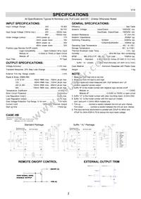CHB350-48S05N Datasheet Page 2