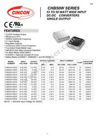 CHB50W-48S48N Datasheet Cover