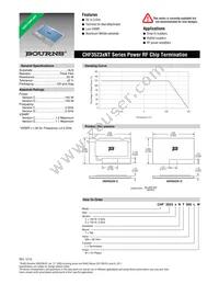 CHF3523CNT500LW Datasheet Cover