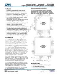 CHL8328-00CRT Datasheet Cover