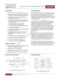 CHL8550CRT Datasheet Cover