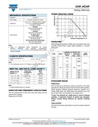 CHP0805K1003FGT Datasheet Page 3