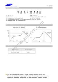 CIG10F1R0MNC Datasheet Page 2