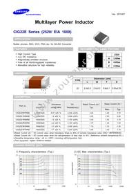 CIG22E1R0MNE Cover