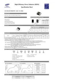 CIGT201610LMR68MNE Datasheet Cover