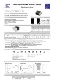 CIGT252010LM1R0MNE Datasheet Cover