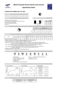 CIGW252010GL1R5MNE Datasheet Cover