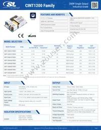 CINT1200A3675K01 Datasheet Cover