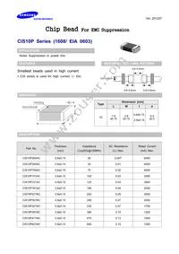 CIS10P331NC Datasheet Cover