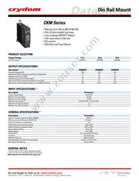 CKM0610 Datasheet Cover