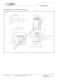 CKSR 75-NP Datasheet Page 12