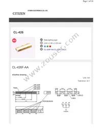 CL-426F-AACC-SD-TS Datasheet Cover