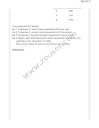 CL-426F-AACC-SD-TS Datasheet Page 3