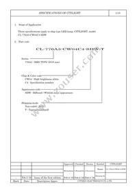 CL-776A3-CW04C4-SDW-T Datasheet Cover