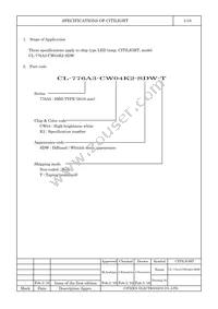 CL-776A3-CW04K2-SDW-T Datasheet Cover