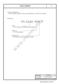 CL-L104-C3N-F Datasheet Page 2