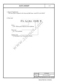 CL-L104-C6N-F Datasheet Page 2