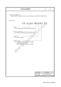 CL-L104-HC3N1-F5 Datasheet Page 2