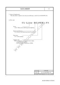 CL-L104-MC3WW1-F5 Datasheet Page 2