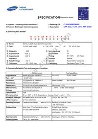 CL02A224MQ2NNNC Datasheet Cover