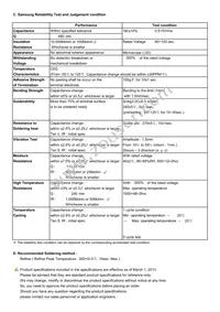 CL02C040BO2GNNC Datasheet Page 2