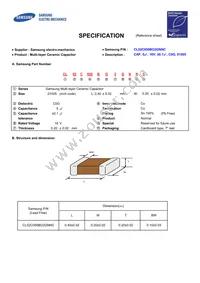 CL02C050BO2GNNC Datasheet Cover