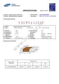 CL02C1R5BO2GNNC Datasheet Cover