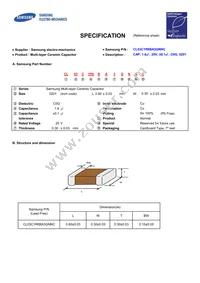 CL03C1R6BA3GNNC Datasheet Cover