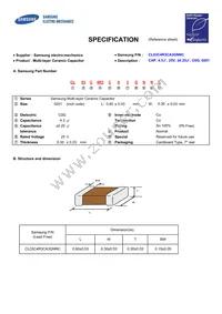 CL03C4R3CA3GNNC Datasheet Cover