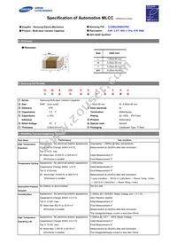 CL05B332KB5VPNC Datasheet Cover