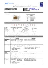 CL05C010CB51PNC Datasheet Cover