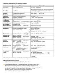 CL05F104ZP5NNNC Datasheet Page 2