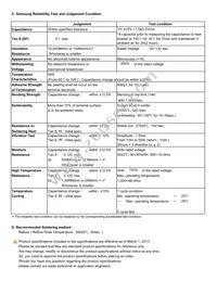 CL05X105KQ5NNND Datasheet Page 2