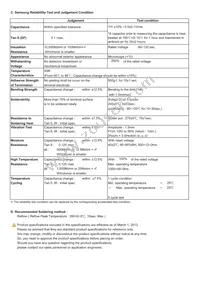 CL10A106MR8NNNC Datasheet Page 2