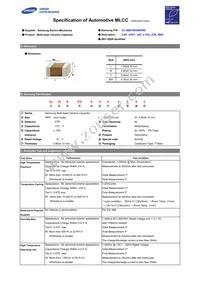 CL10B474KO84PNC Datasheet Cover