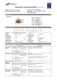 CL10C390FB81PNC Datasheet Cover