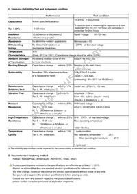 CL21B102KDCNNNC Datasheet Page 2