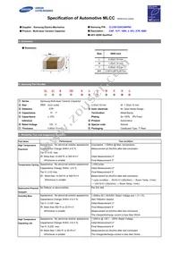CL21B153KC6WPNC Datasheet Cover